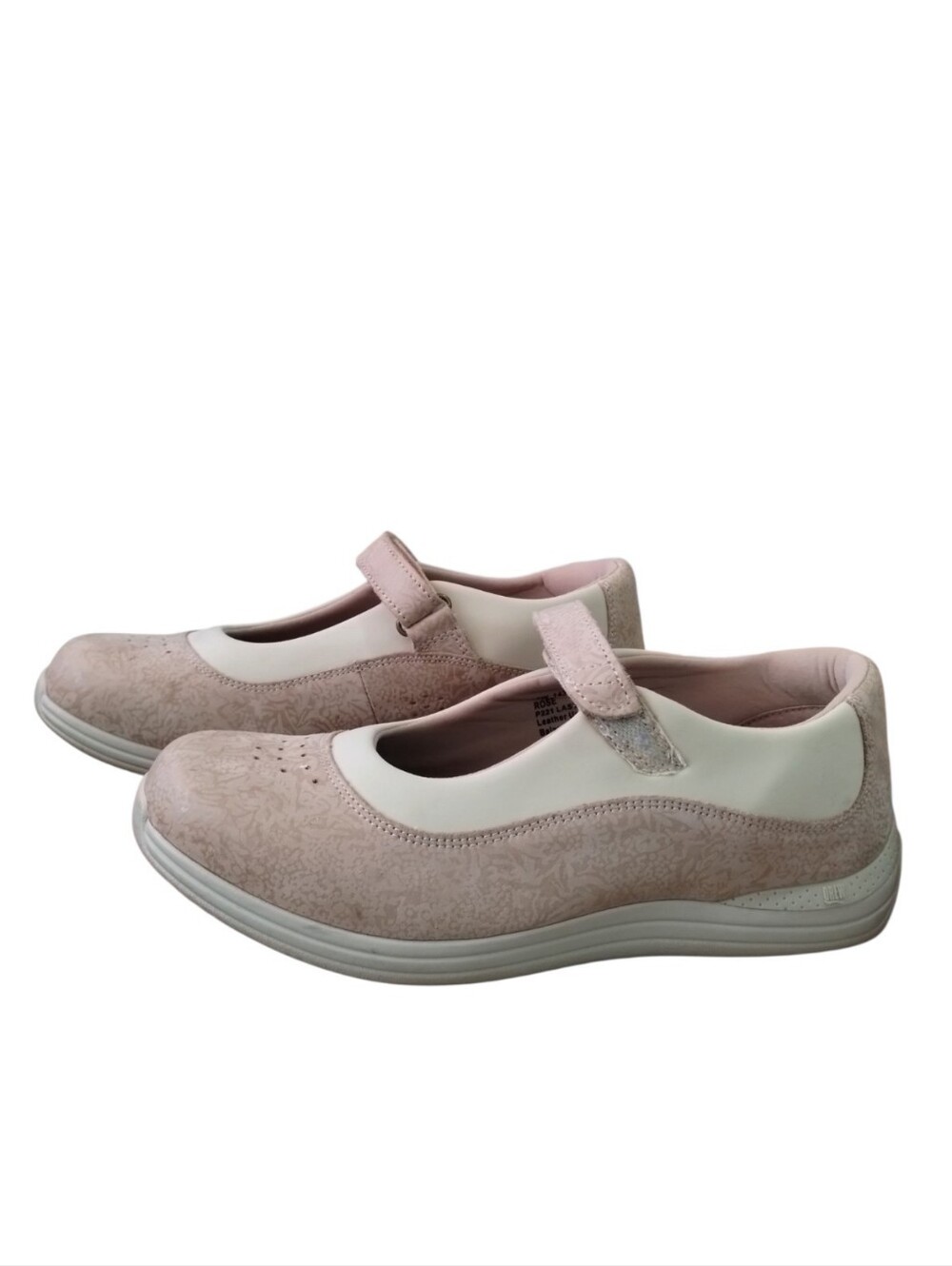 Drew Women's 10W Rose Mary Jane Orthopedic Comfort Shoes In Bone Floral